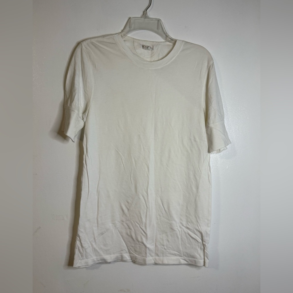 Helmut Lang White Short Sleeve Tee